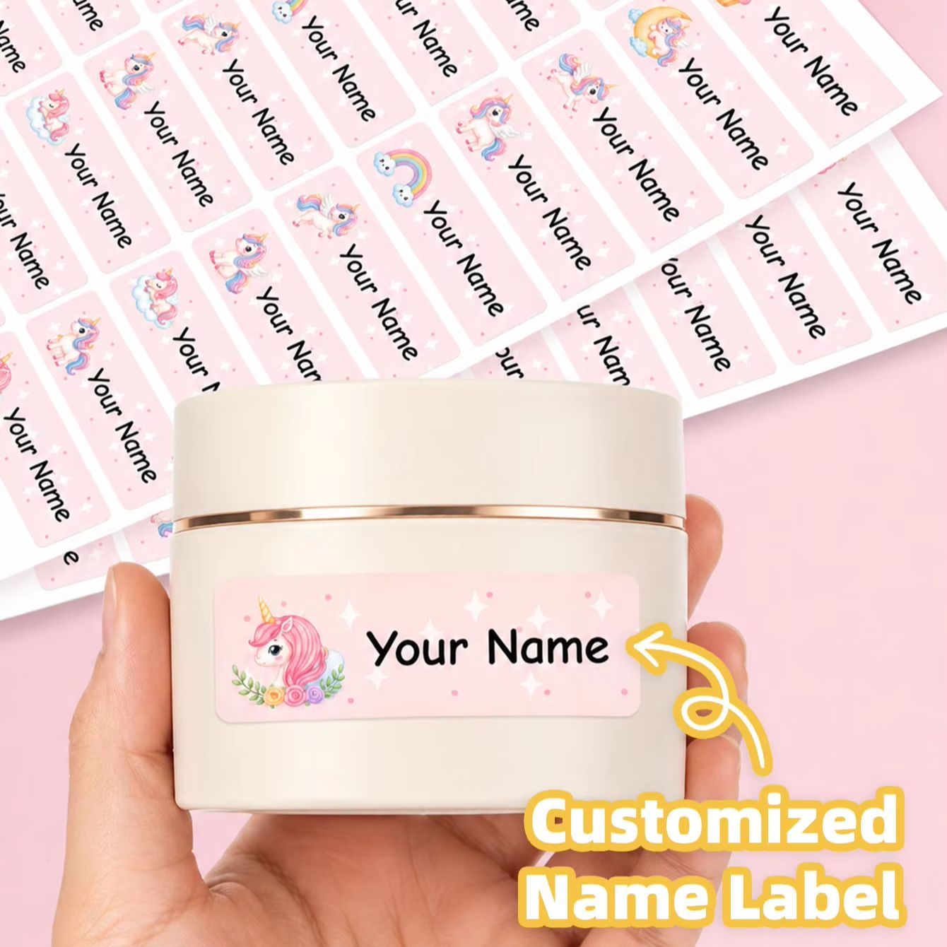 Laptop Accessories Name - 1-300PCS Stiker Nama Tahan Air yang