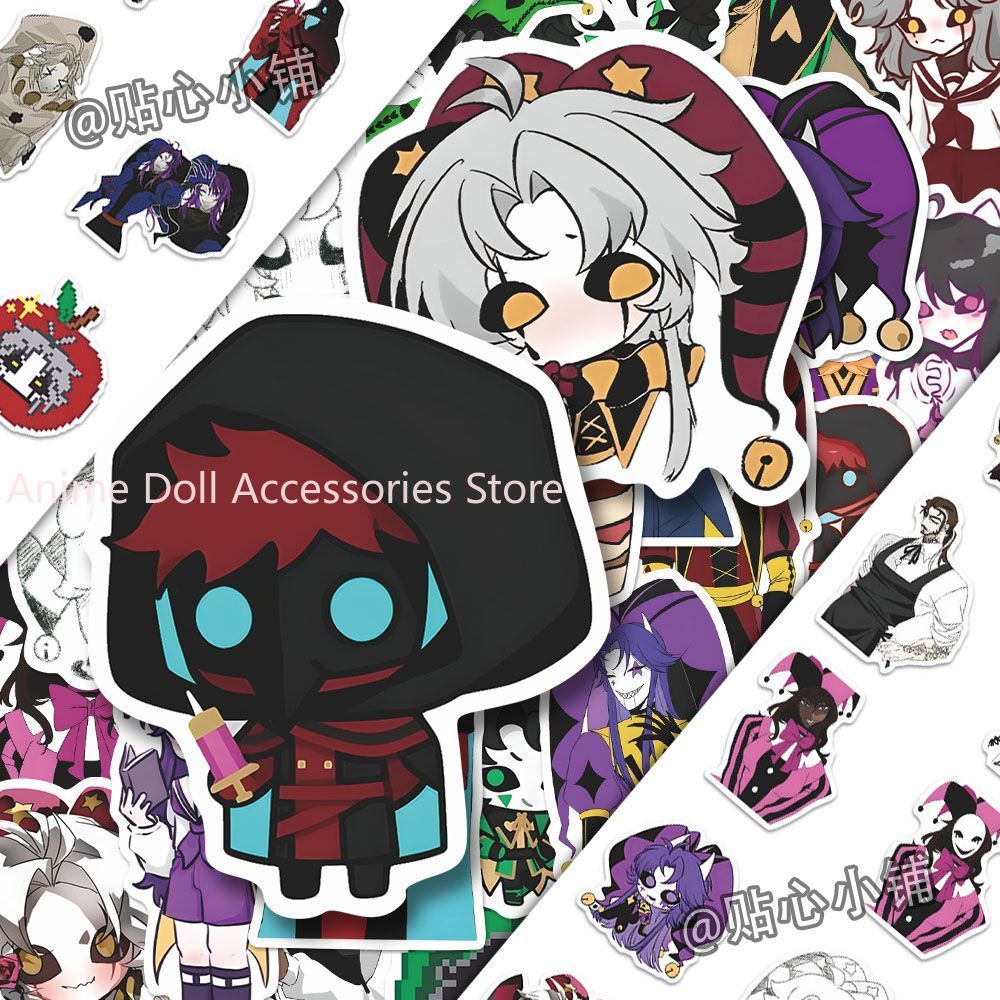Laptop Original Accessories - 73PCS Stiker Anime The Freak Circus