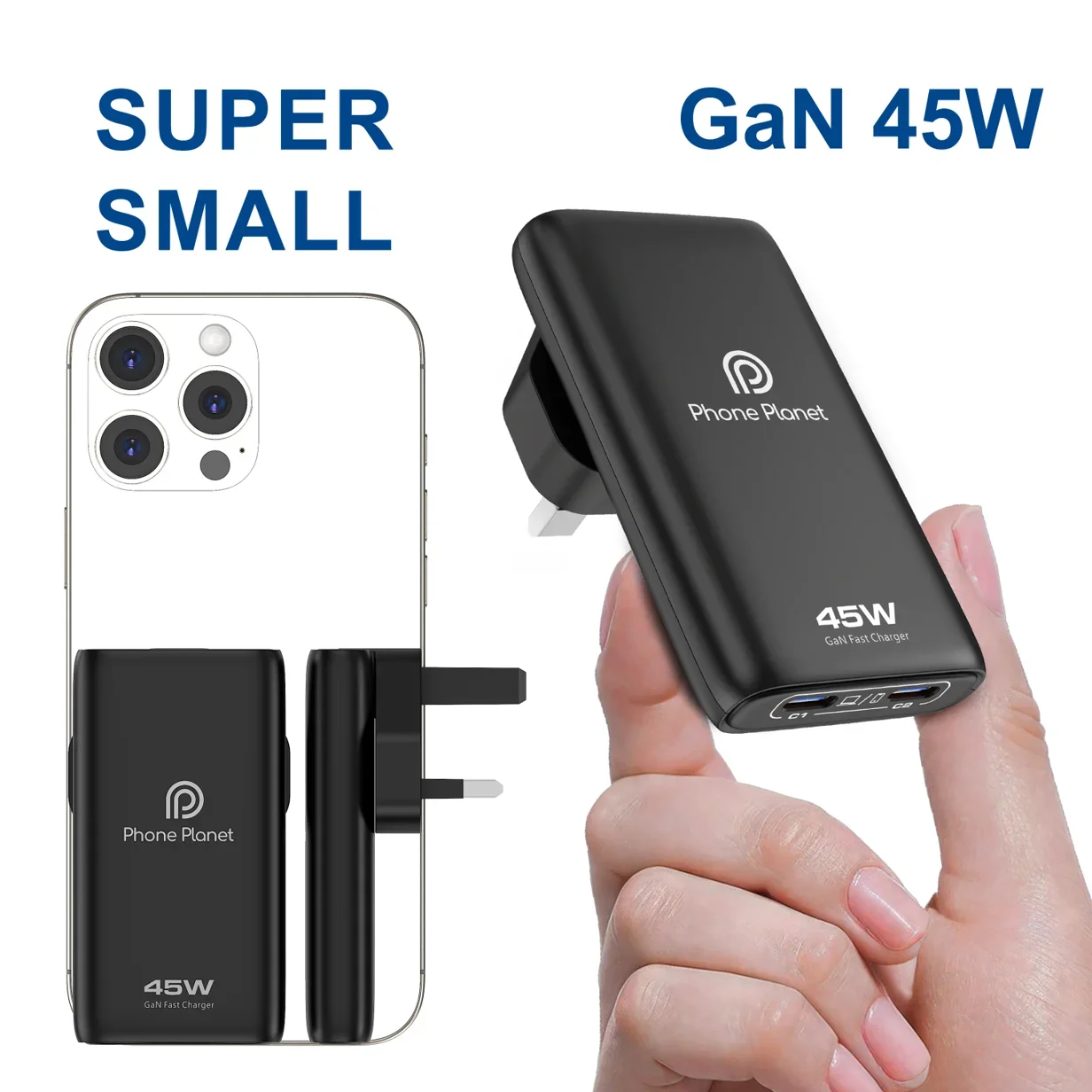 Laptop Accessories Uk - Adaptor Pengisi Daya Cerdas GaN Ultra