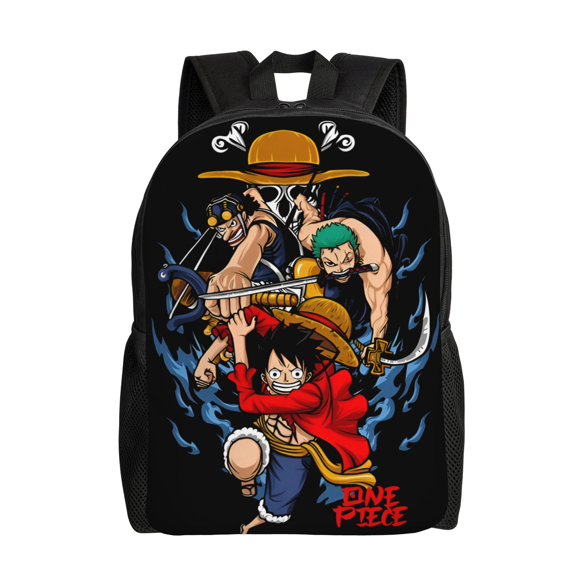 Laptop Accessories Bag For Men - Pencetakan 3D Zoro O-One P-Piece Ransel