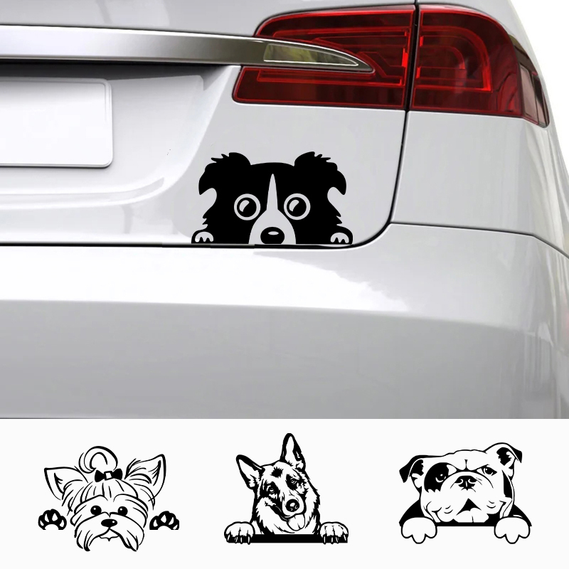 Laptop Accessories Name - Aksesori Mobil Stiker Lucu Anjing dengan