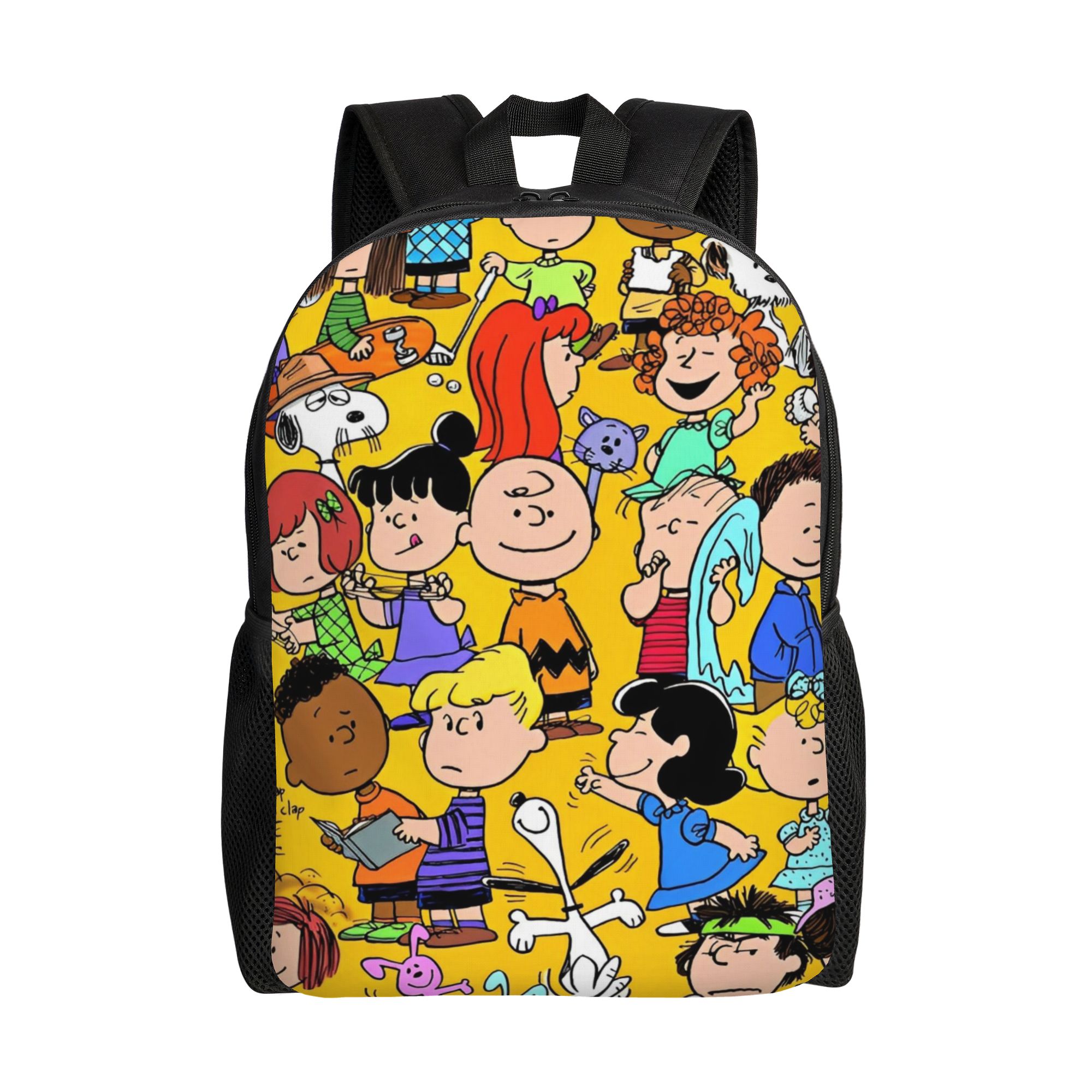Laptop Accessories Bag For Men - Snoopy Peanuts Fashion Backpack Olahraga Sekolah