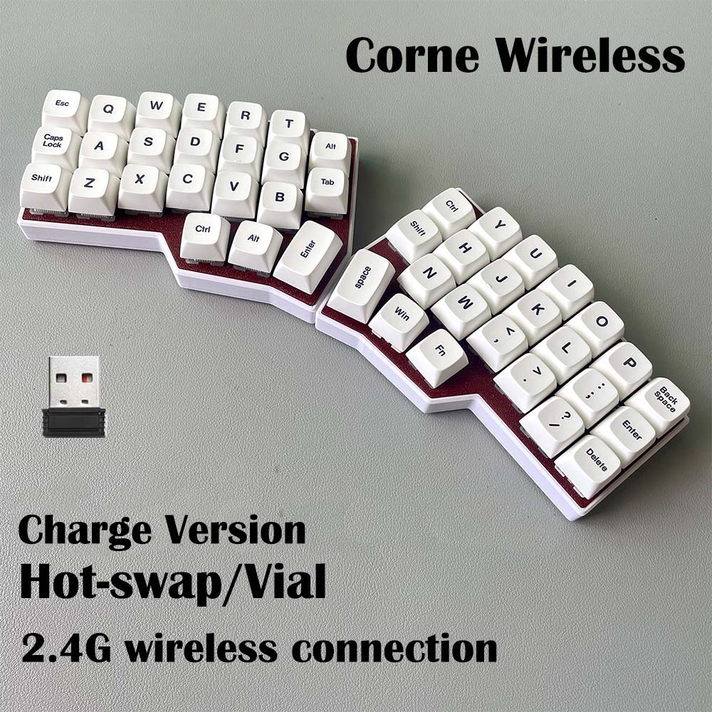 Laptop Accessories Uk - CORNE V4 2.4G Keyboard Mekanik MX