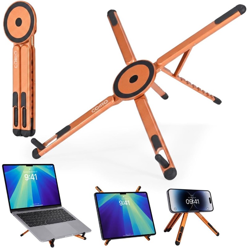 Laptop Stand Riser - Stand Lipat Magnetik 3-in-1 untuk Laptop,