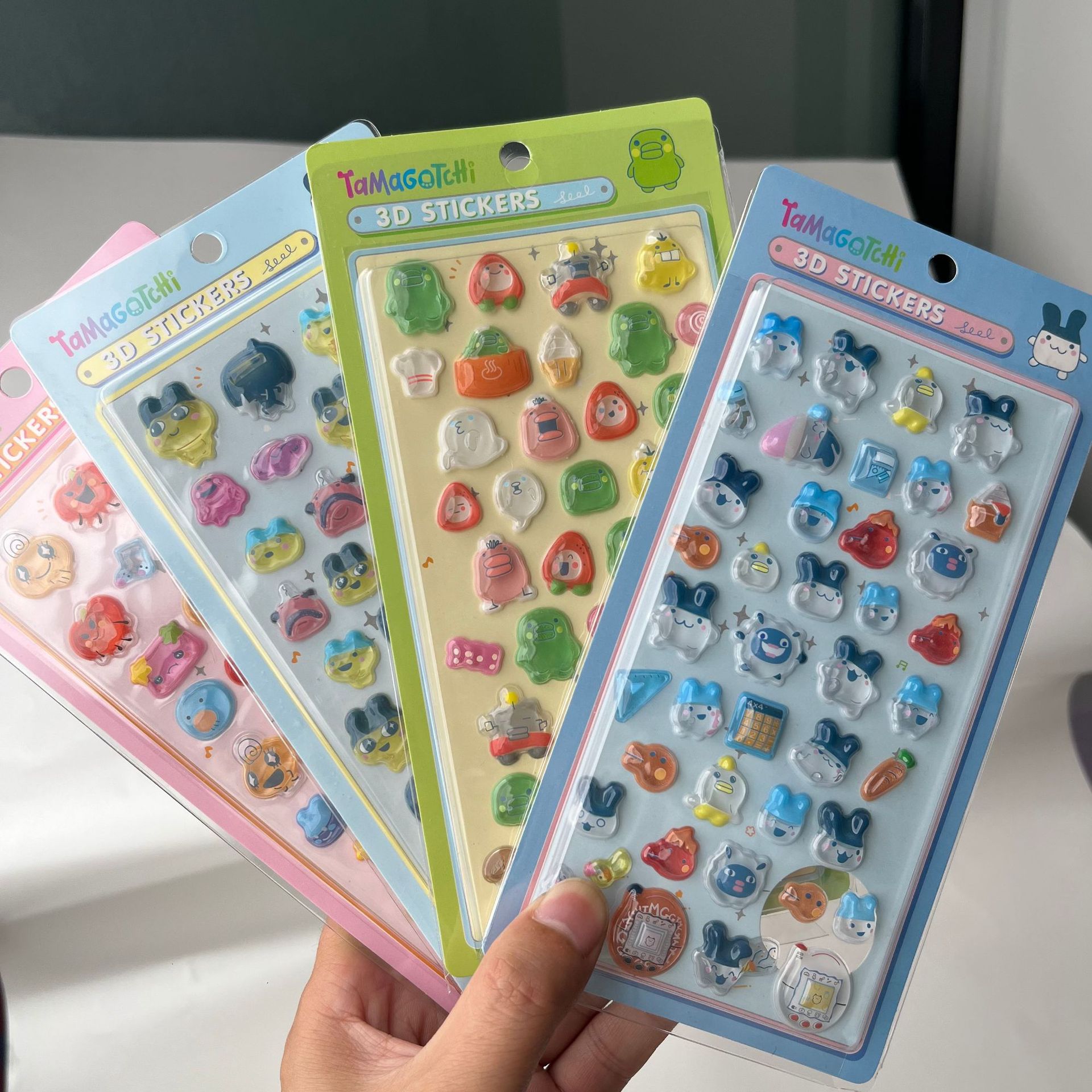 Laptop Accessories - Stiker 3D Tamagotchi Lucu Retro Digital