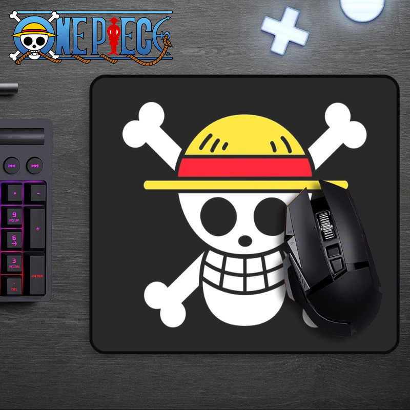 Good Laptop Accessories - Alas Mouse Kartun One Piece Luffy