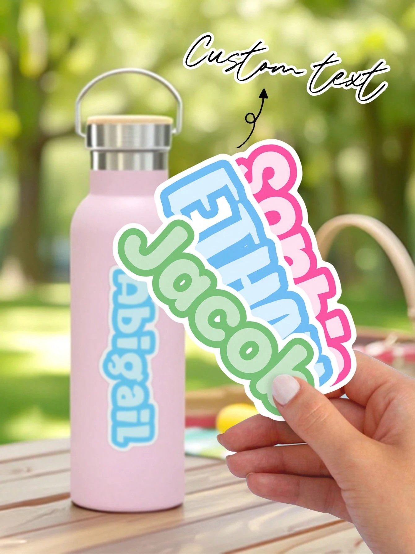 50Pcs Stiker Nama Kustom, Buat - Laptop Accessories Name ulasan dan harga