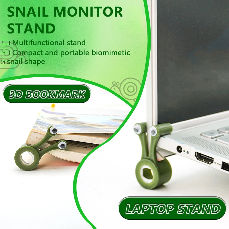 Penyangga Laptop Bentuk Siput  - Laptop Stand Riser ulasan dan harga