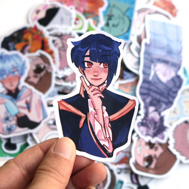 100 Buah Kustom Die Cut Stiker - Laptop Accessories Name ulasan dan harga