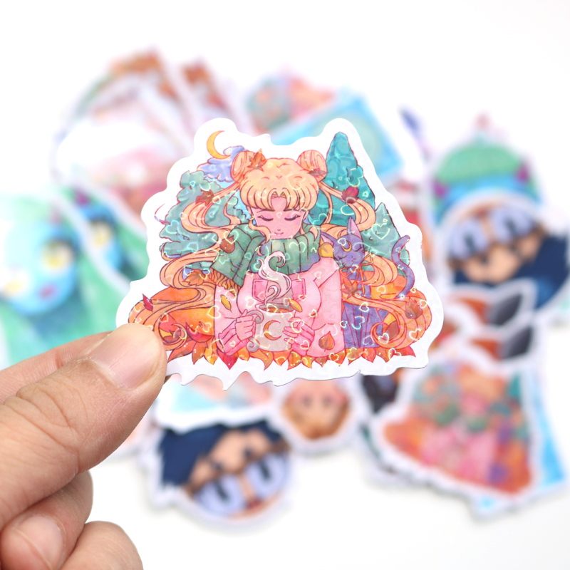 100 Buah Kustom Die Cut Stiker - Laptop Accessories Name ulasan dan harga