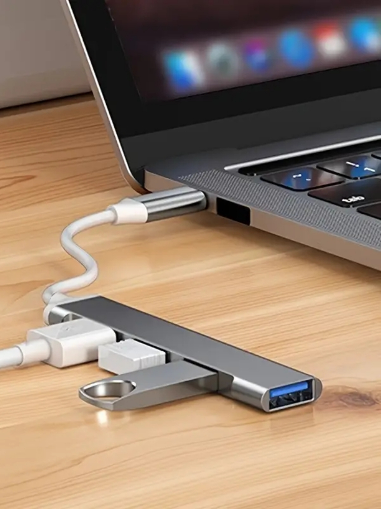 Adaptor USB Hub Tipe C Multi-S - Apple Accessories Laptop ulasan dan harga