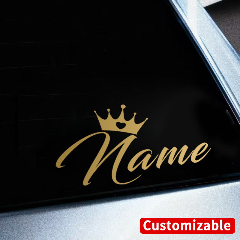 Stiker Tahan Air Nama Mahkota  - Laptop Accessories Name ulasan dan harga