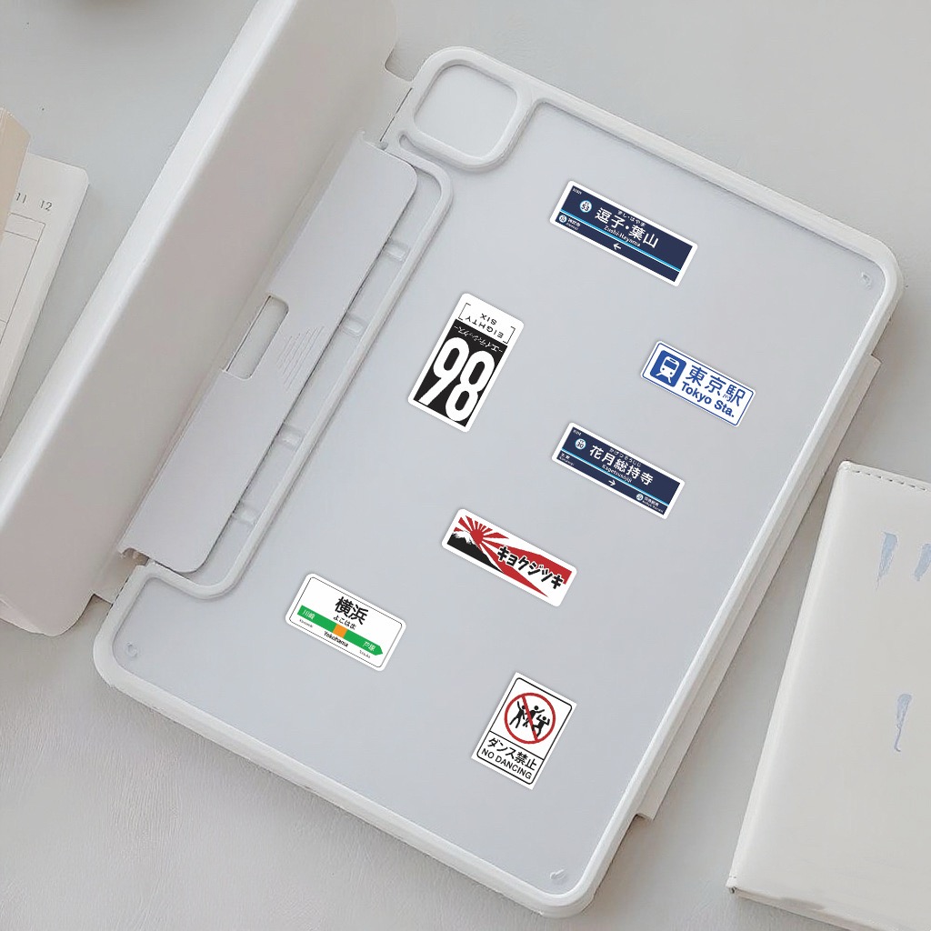 60 Buah Stiker Dekorasi Tanda  - Laptop Accessories Name ulasan dan harga