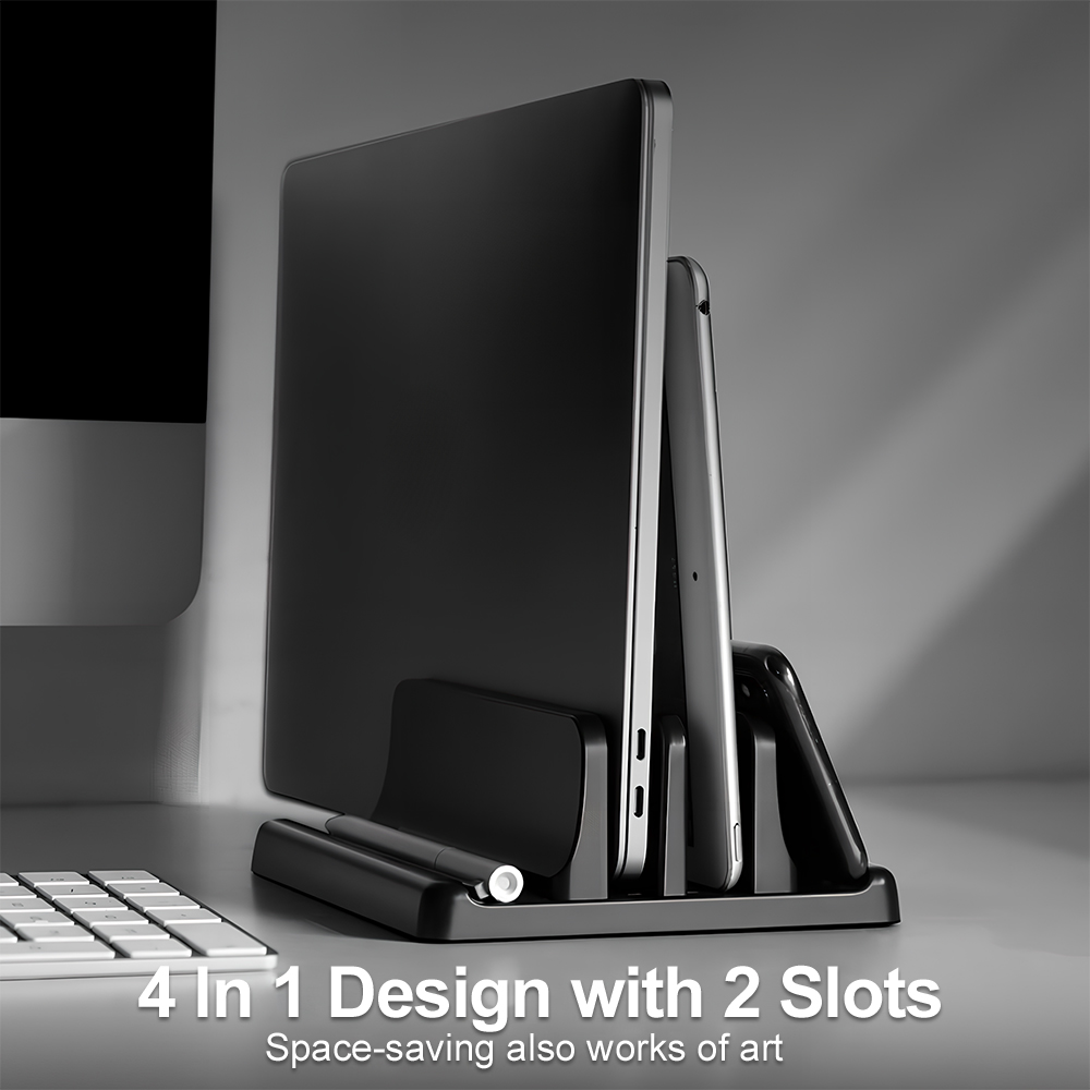 Stand Laptop 4in1 Vertikal, Le - Laptop Stand Riser ulasan dan harga