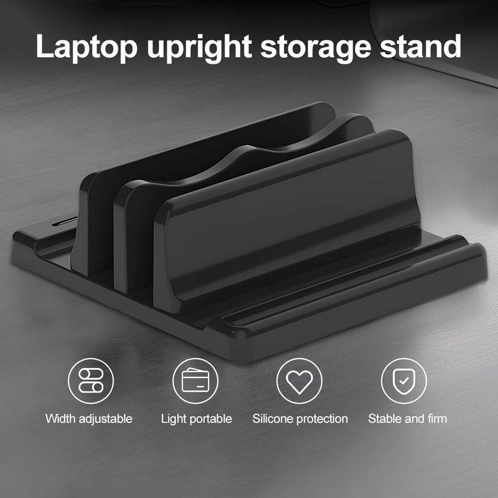 Stand Laptop 4in1 Vertikal, Le - Laptop Stand Riser ulasan dan harga