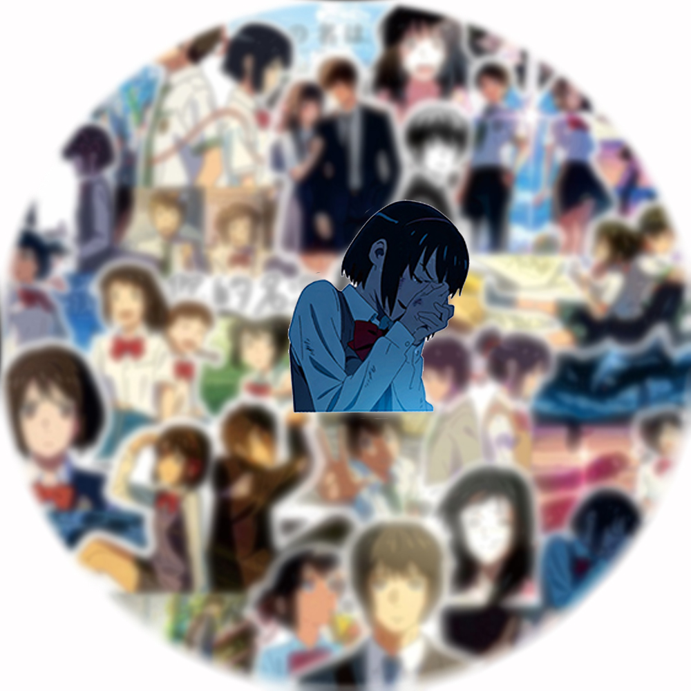 70 Buah Stiker Anime Nama Anda - Laptop Accessories Name ulasan dan harga