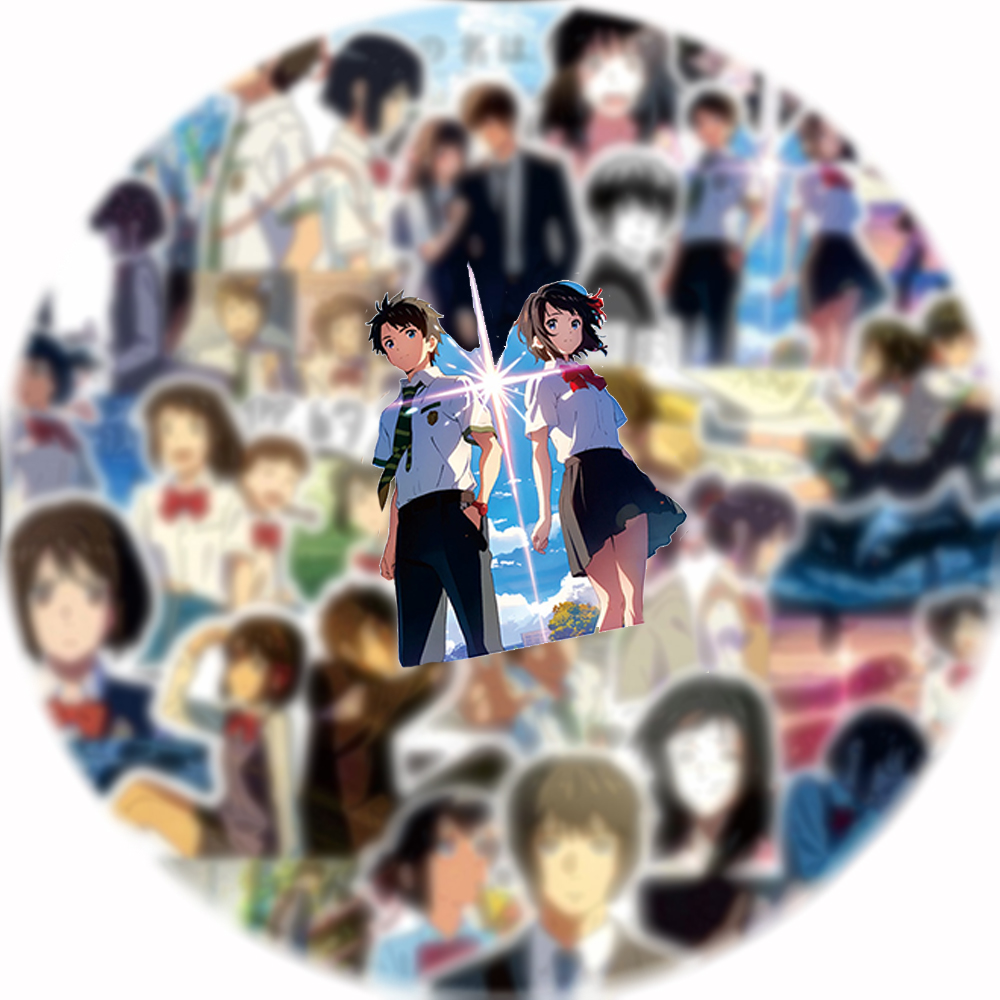 70 Buah Stiker Anime Nama Anda - Laptop Accessories Name ulasan dan harga