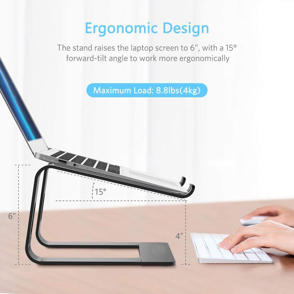 Jomaa Dudukan Laptop Ergonomis - Laptop Stand Riser ulasan dan harga