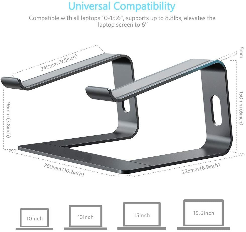 Jomaa Dudukan Laptop Ergonomis - Laptop Stand Riser ulasan dan harga