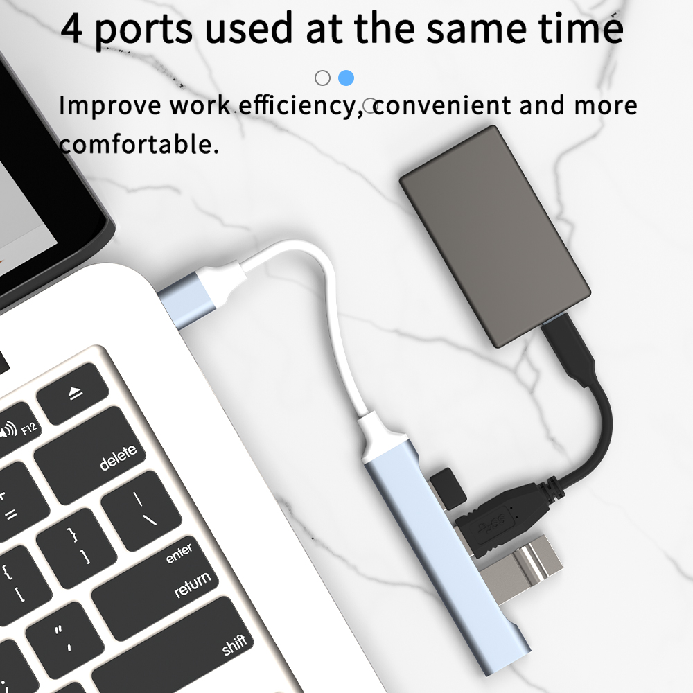 USB C HUB 3.0 Tipe C 3.1 3/4 P - Apple Accessories Laptop ulasan dan harga