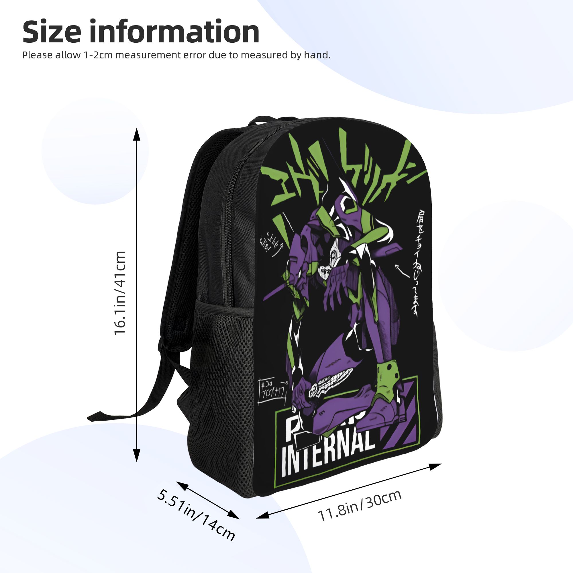 Ransel E-evangelion Cetak 3D T - Laptop Accessories Bag For Men ulasan dan harga