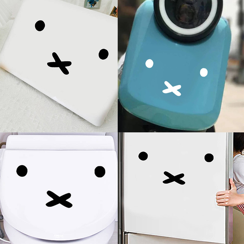 Stiker Mobil Emoji Kartun Miff - Laptop Accessories Cover ulasan dan harga
