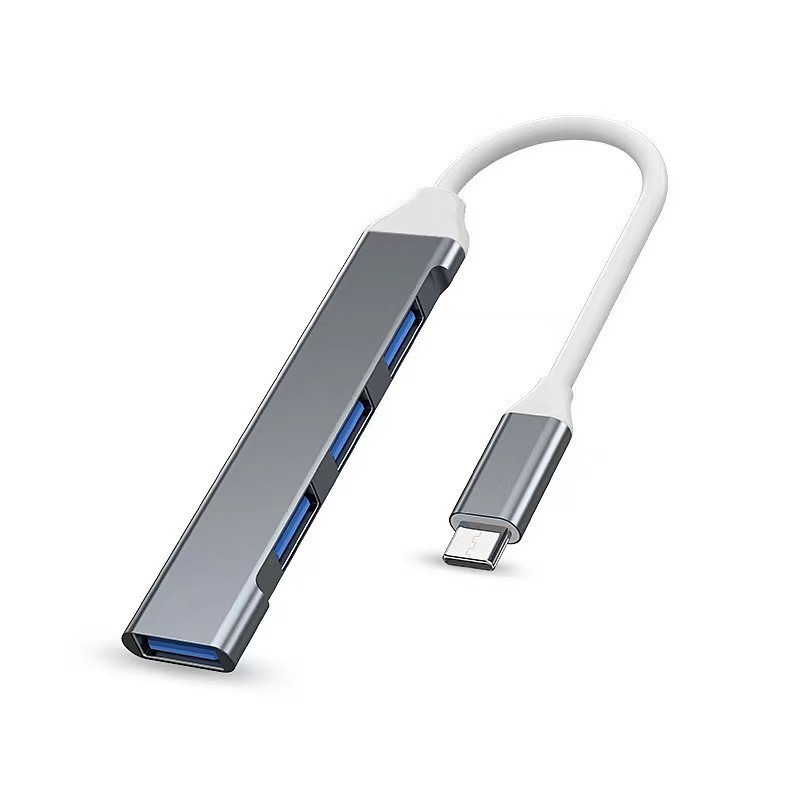 Adaptor USB Hub Tipe C 4-Port  - Apple Accessories Laptop ulasan dan harga