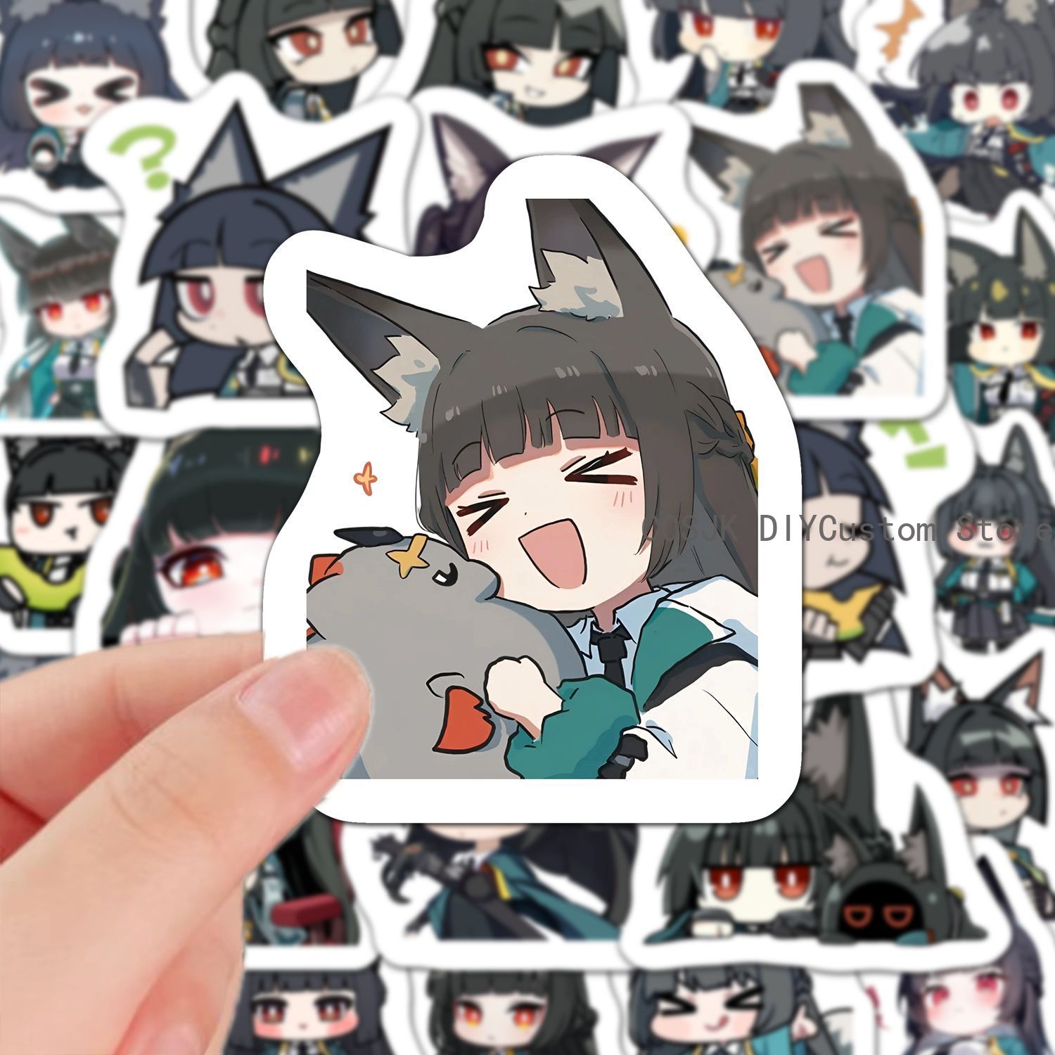 60 Buah Stiker Anime Versi Q Z - Laptop Original Accessories ulasan dan harga