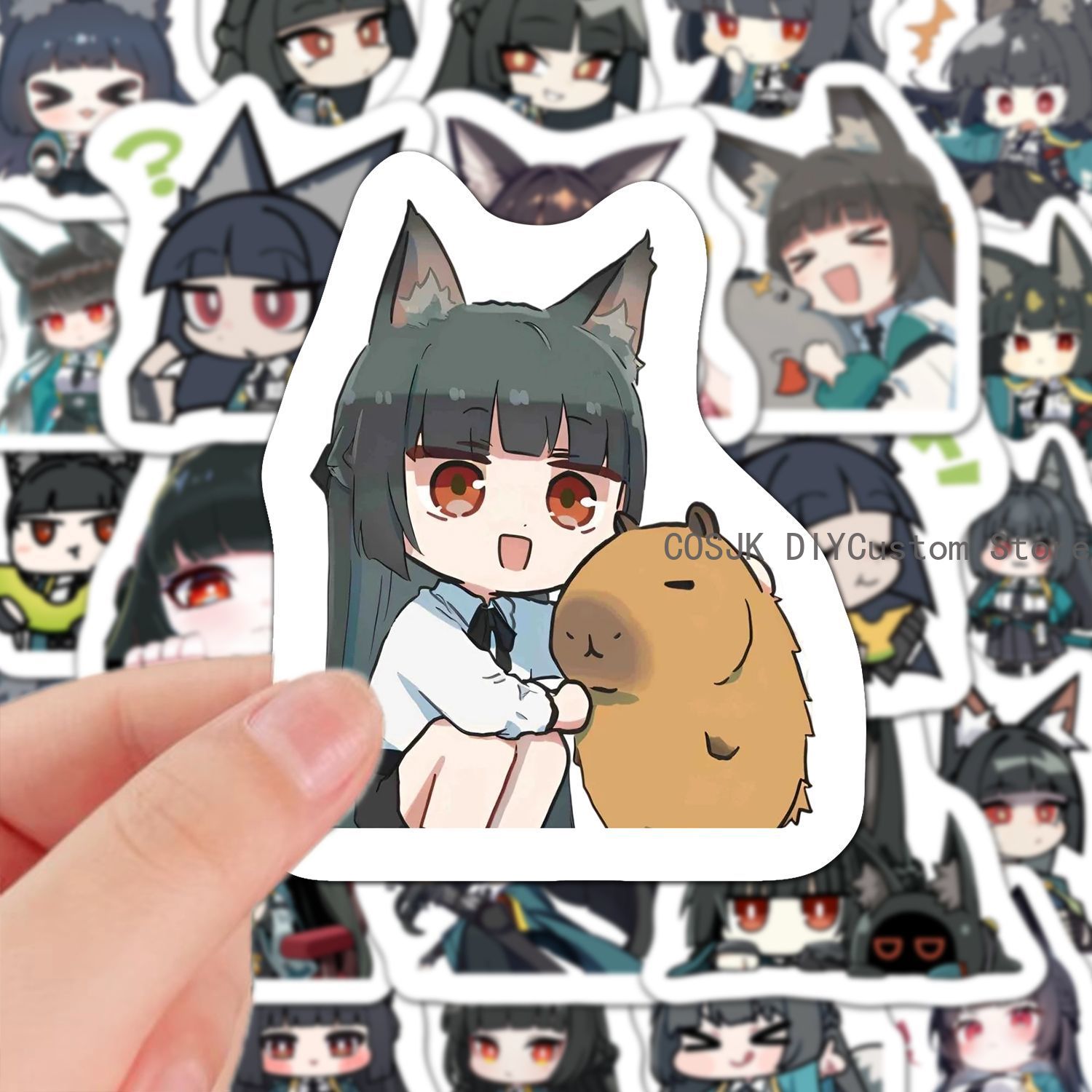 60 Buah Stiker Anime Versi Q Z - Laptop Original Accessories ulasan dan harga