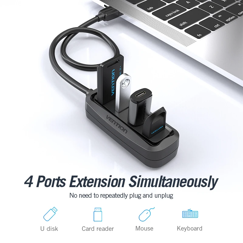 Vention USB 2.0 HUB 4 Port, de - Apple Accessories Laptop ulasan dan harga