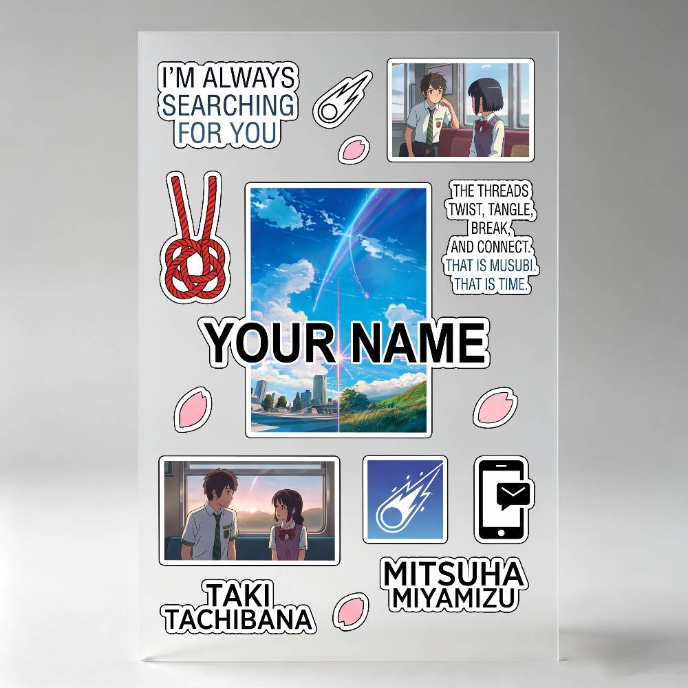 Stiker Film Anime Your Name Mi - Laptop Accessories Name ulasan dan harga