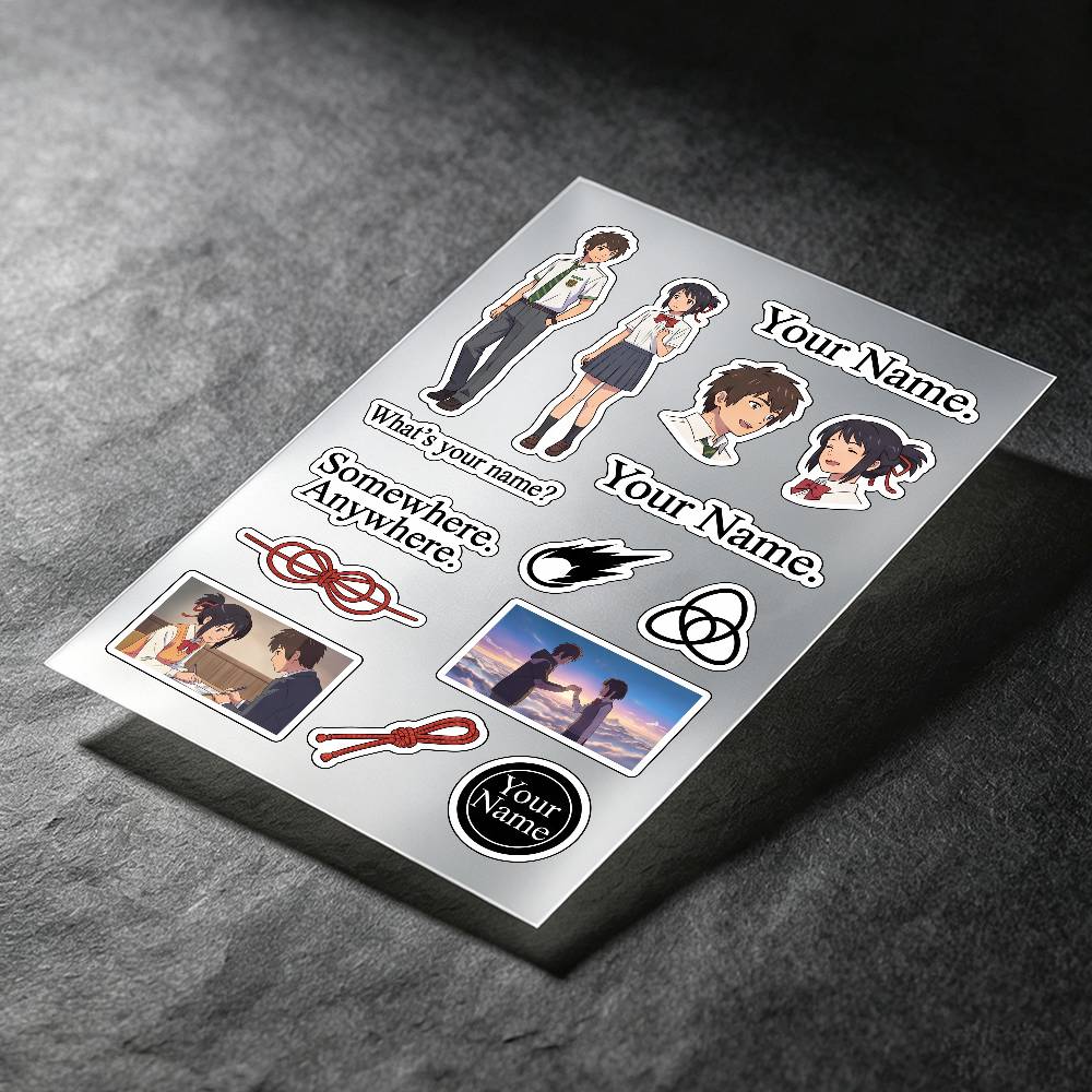 Stiker Film Anime Your Name Mi - Laptop Accessories Name ulasan dan harga