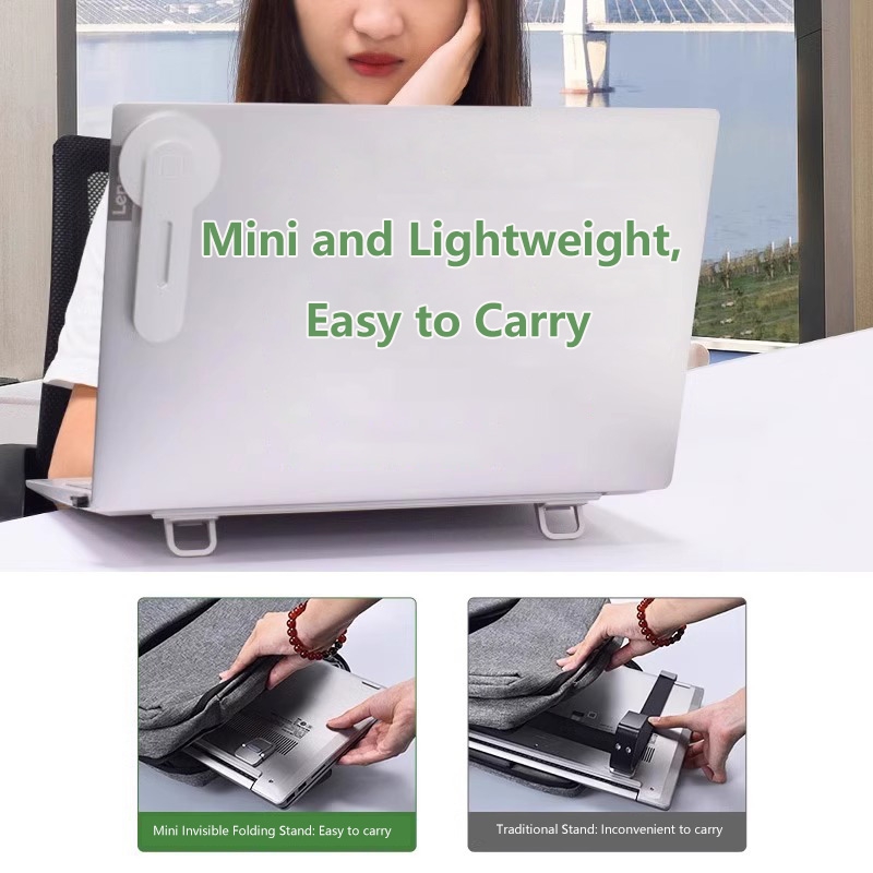 Penyangga Laptop Mini Portabel - Laptop Stand Riser ulasan dan harga