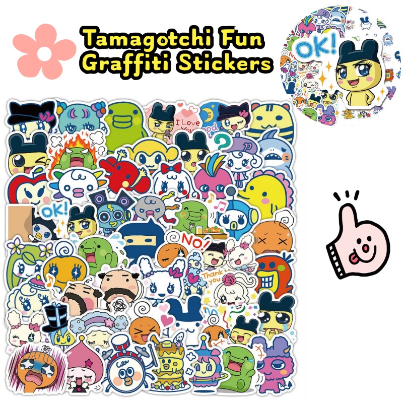 Stiker Tamagotchi Jepang Hewan - Laptop Original Accessories ulasan dan harga