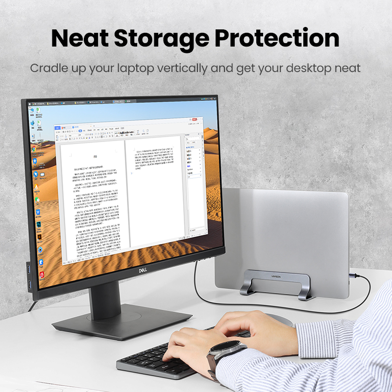 UGREEN penyangga Laptop vertik - Laptop Stand Riser ulasan dan harga