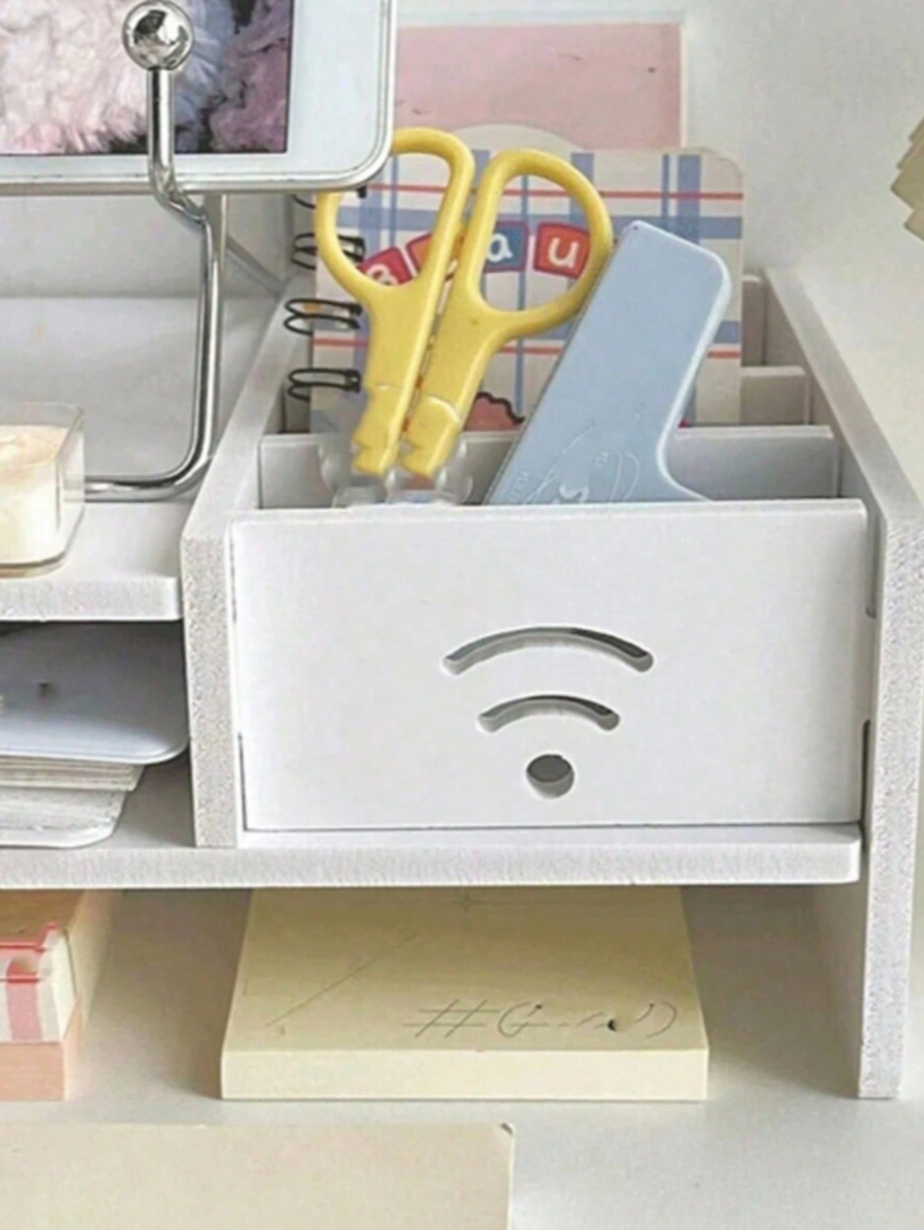 Penyangga Monitor dengan Laci, - Laptop Stand Riser ulasan dan harga