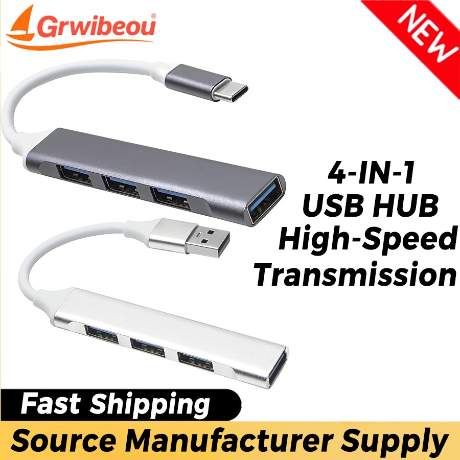 4 in 1 USB HUB USB-C HUB 4 Por - Apple Accessories Laptop ulasan dan harga