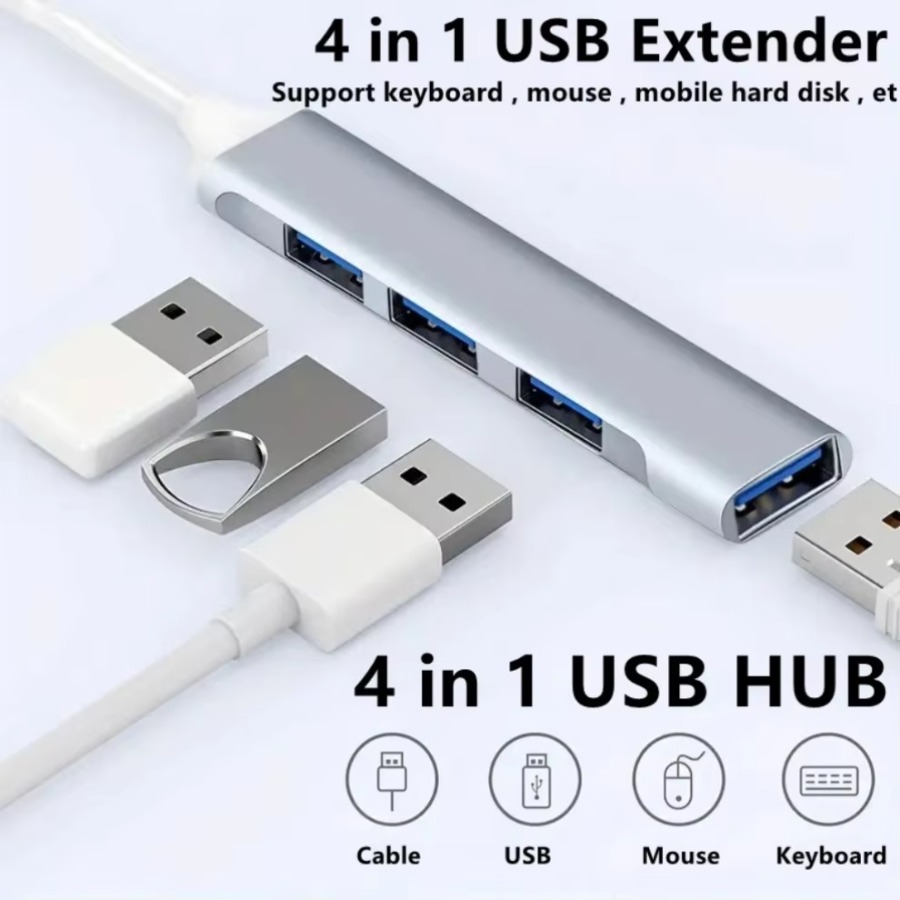 4 in 1 USB HUB USB-C HUB 4 Por - Apple Accessories Laptop ulasan dan harga