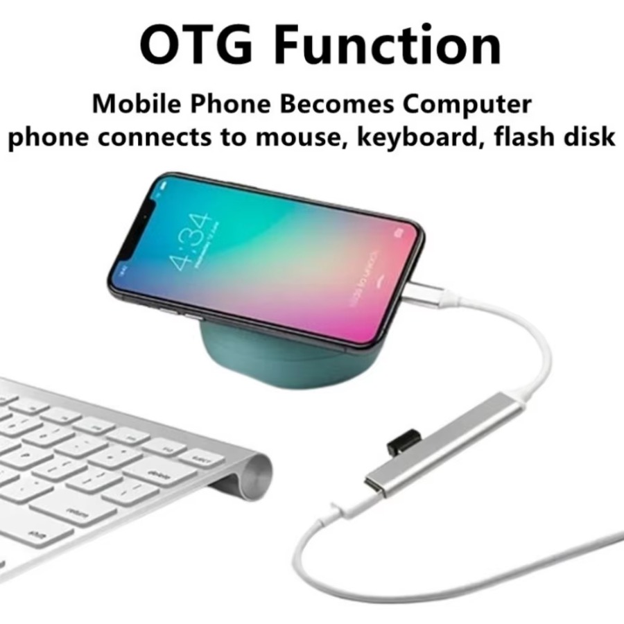 4 in 1 USB HUB USB-C HUB 4 Por - Apple Accessories Laptop ulasan dan harga