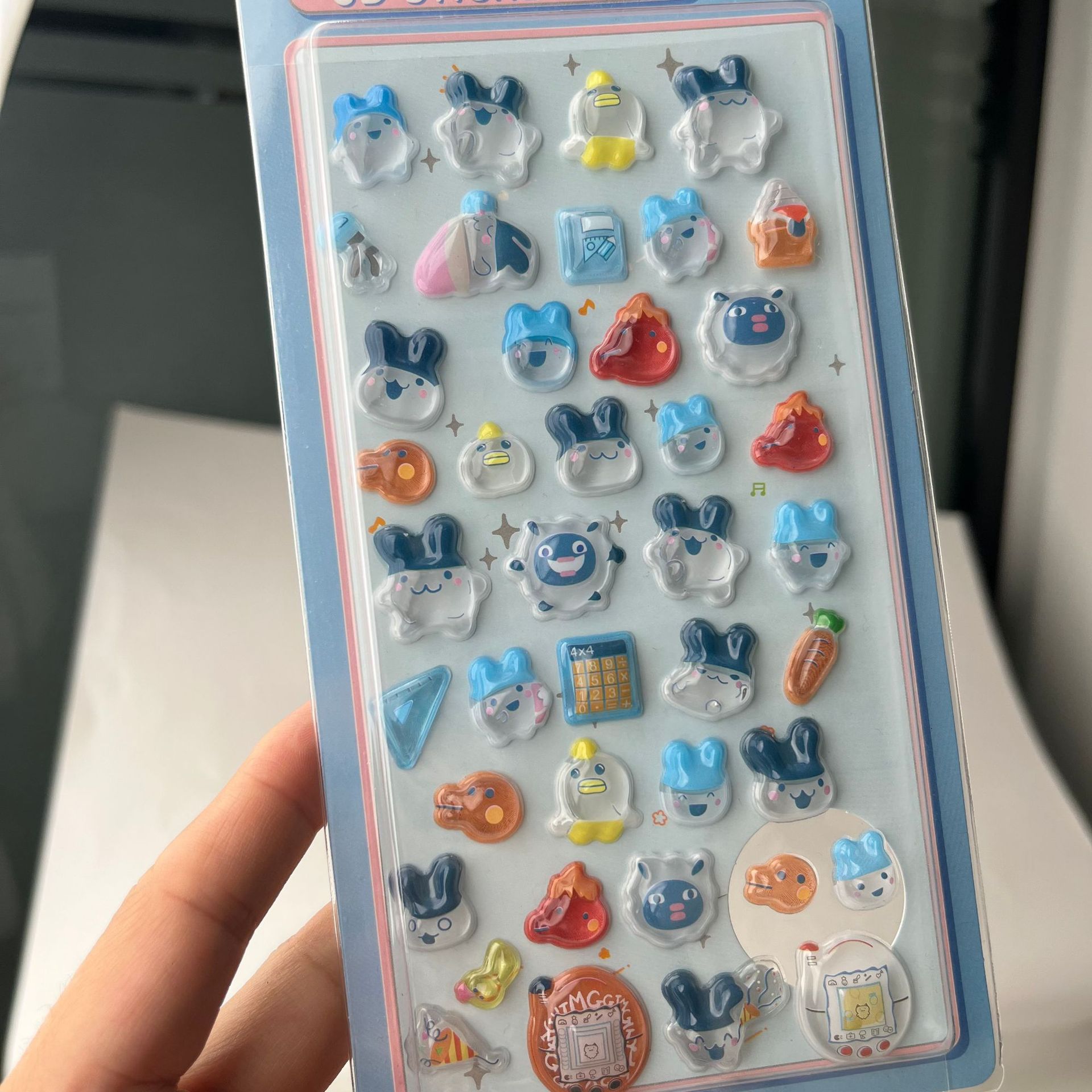 Stiker 3D Tamagotchi Lucu Retr - Laptop Accessories ulasan dan harga