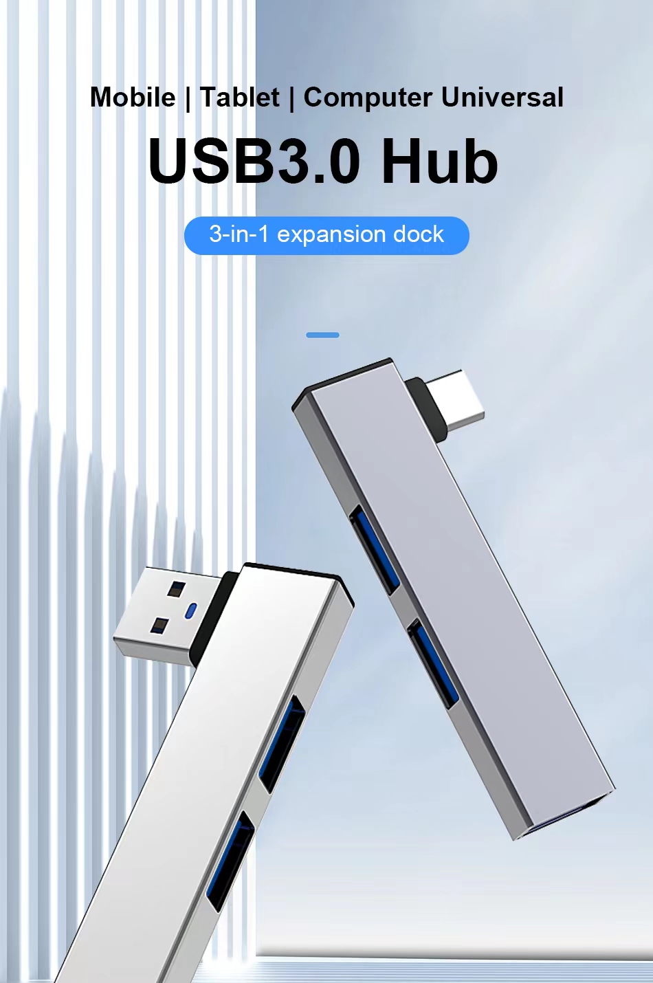 USB C HUB 3.0 Tipe C 3.1 3 Por - Apple Accessories Laptop ulasan dan harga