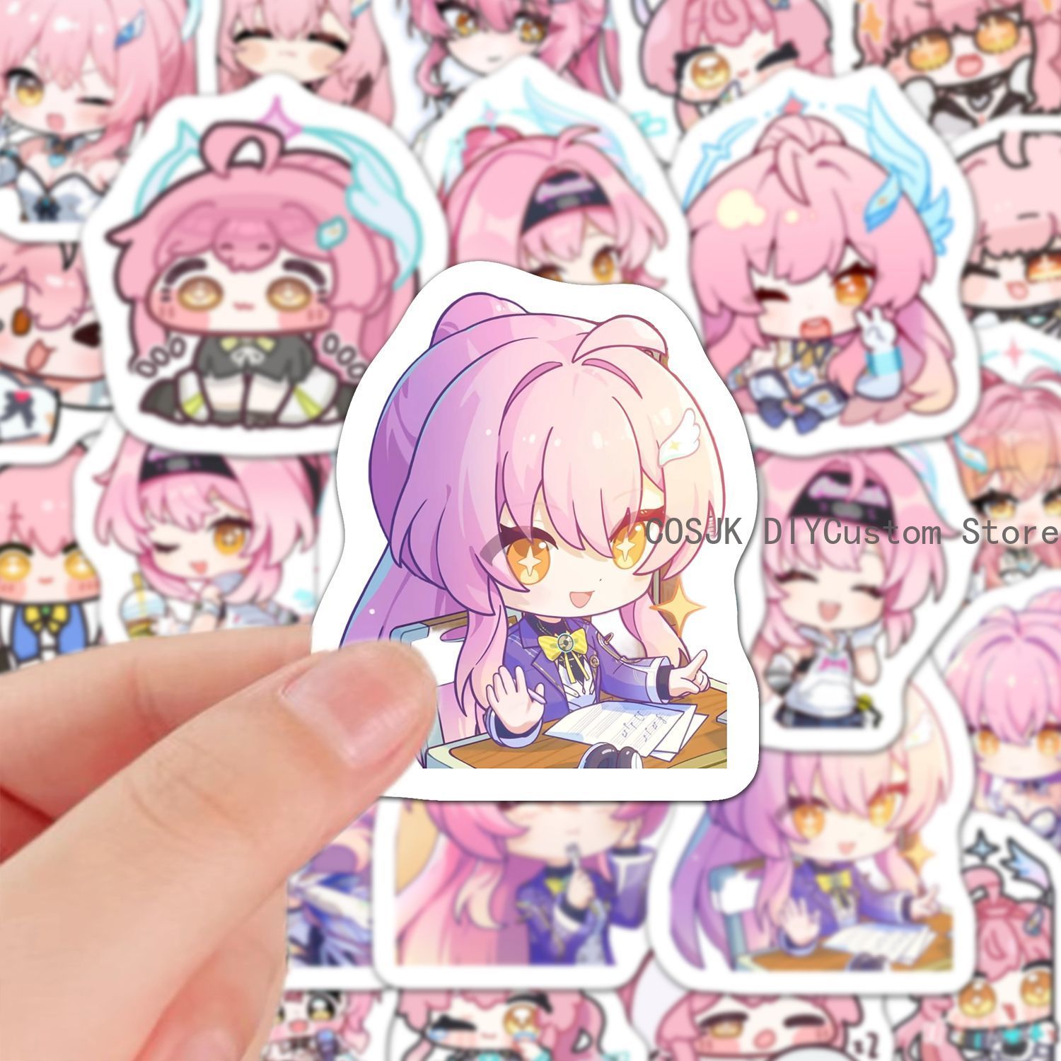 60 Buah Stiker Anime Versi Q G - Laptop Original Accessories ulasan dan harga