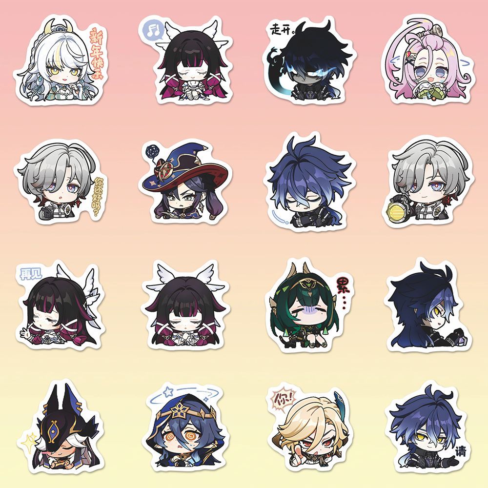 64 Buah Stiker Anime Genshin I - Laptop Original Accessories ulasan dan harga