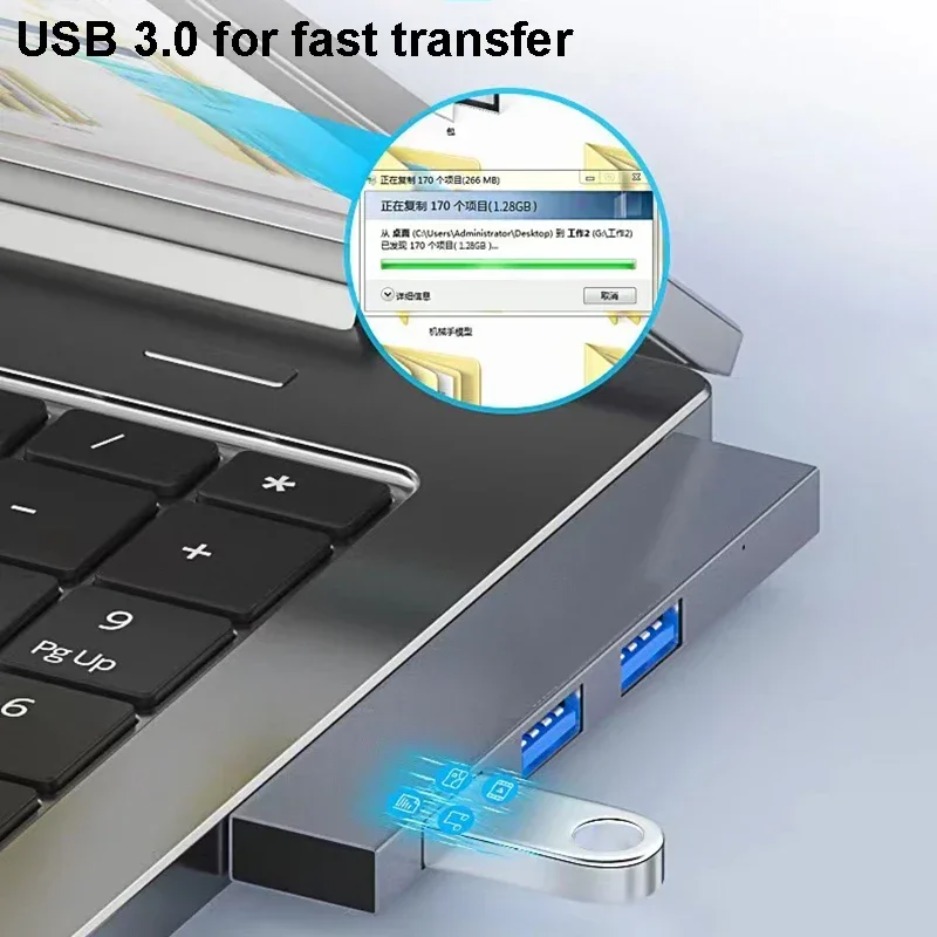 USB C HUB 3.0 Tipe C 3.1 4 Por - Apple Accessories Laptop ulasan dan harga