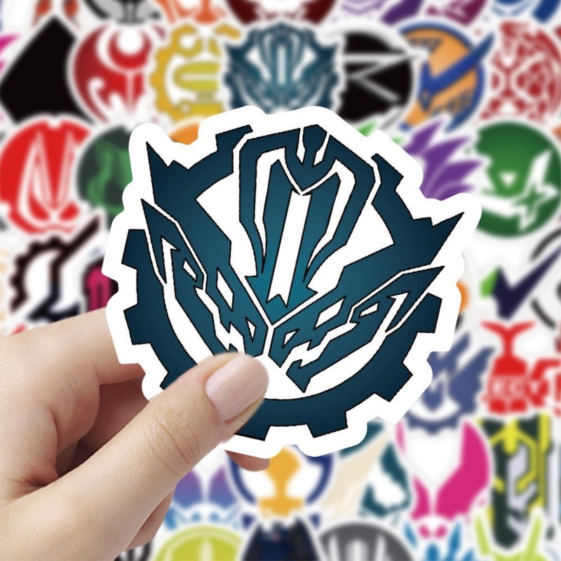 60 Lembar Stiker Logo Kamen Ri - Laptop Original Accessories ulasan dan harga