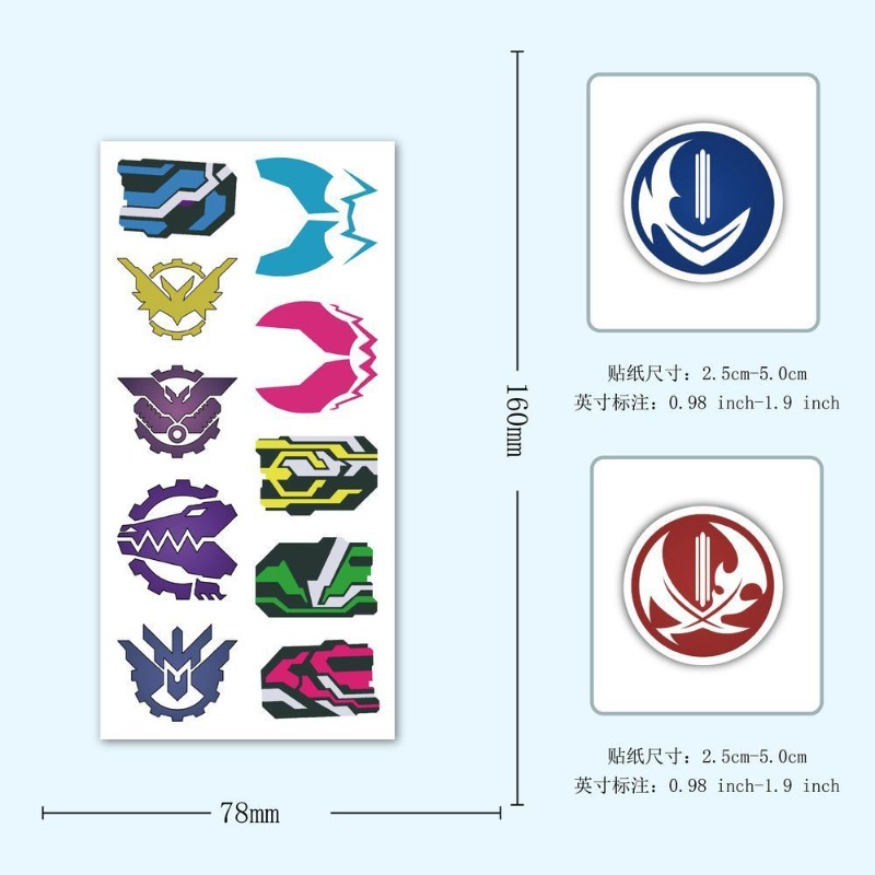 60 Lembar Stiker Logo Kamen Ri - Laptop Original Accessories ulasan dan harga